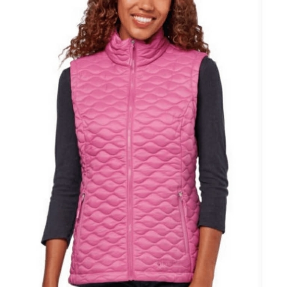 Free Country Jackets & Blazers - Pink Quilted Women's Vest